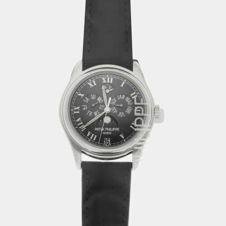 Pre Owned Patek Philippe Complications Annual Calendar 5056P-001 Automatic Men's Wristwatch 37MM