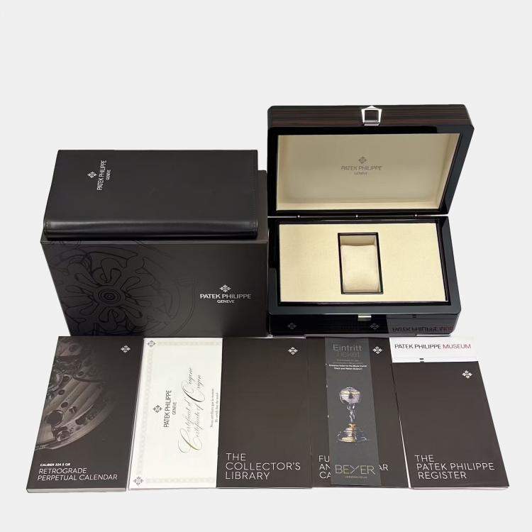 Pre Owned باتيك فيليب جران د كومبليكايشنز روزنامة أبدية 5160/500G-001 مستعملة