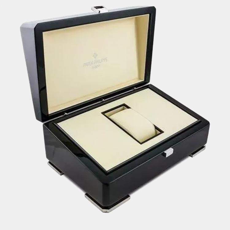 Pre Owned Patek Philippe Complications 5205R Automatic Silver 18k Rose Gold Men's Wristwatch 40 mm