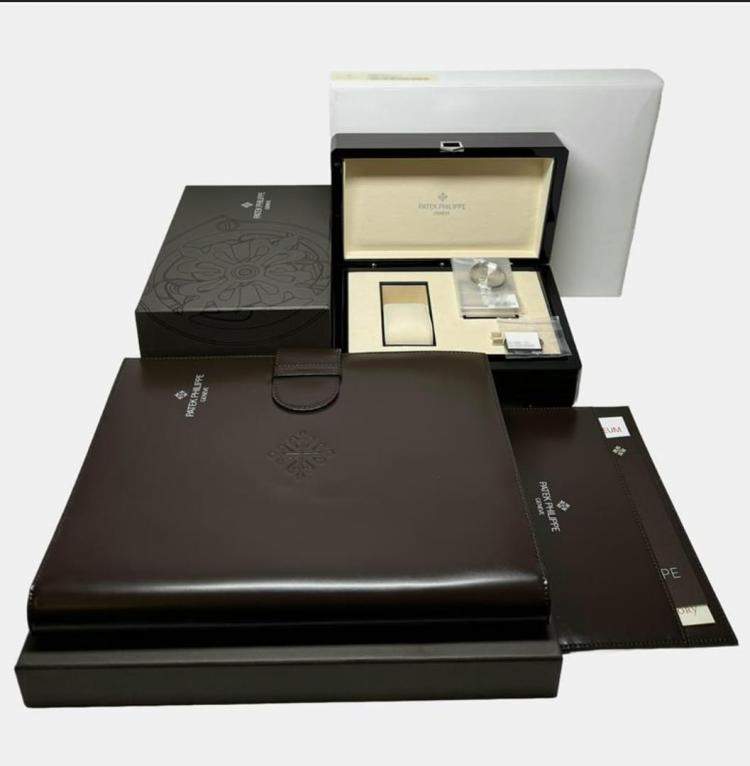 مملوكة مسبقًا ساعة يد رجالية باتيك فيليب 5370P-011 غراند كومبليكيشن كرونوغراف مستعملة 41 مم