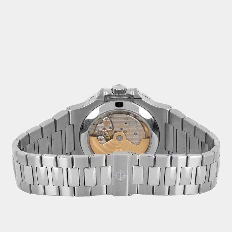 Pre Owned Pre-Owned Patek Philippe Nautilus Annual Calendar 5726/1A-010 White Automatic Stainless Steel Men's Wristwatch 40 MM