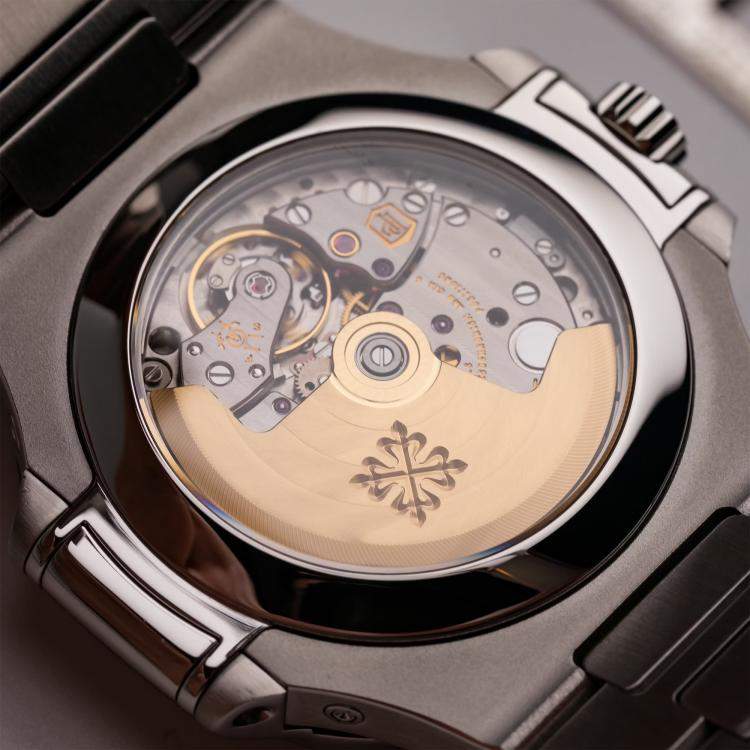 Pre Owned Pre-Owned Patek Philippe Nautilus Annual Calendar 5726/1A-010 White Automatic Stainless Steel Men's Wristwatch 40 MM