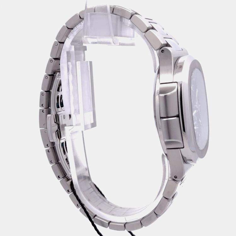 Pre Owned Patek Philippe Nautilus 5990/1A-001 Grey Stainless Steel Automatic Men Wristwatch 40.5mm