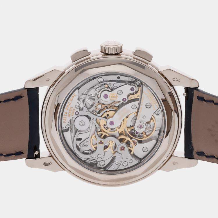 Pre Owned Patek Philippe Grand Complications 5270G-014 Manual Winding Blue 18k White Gold Men’s Wristwatch 41mm