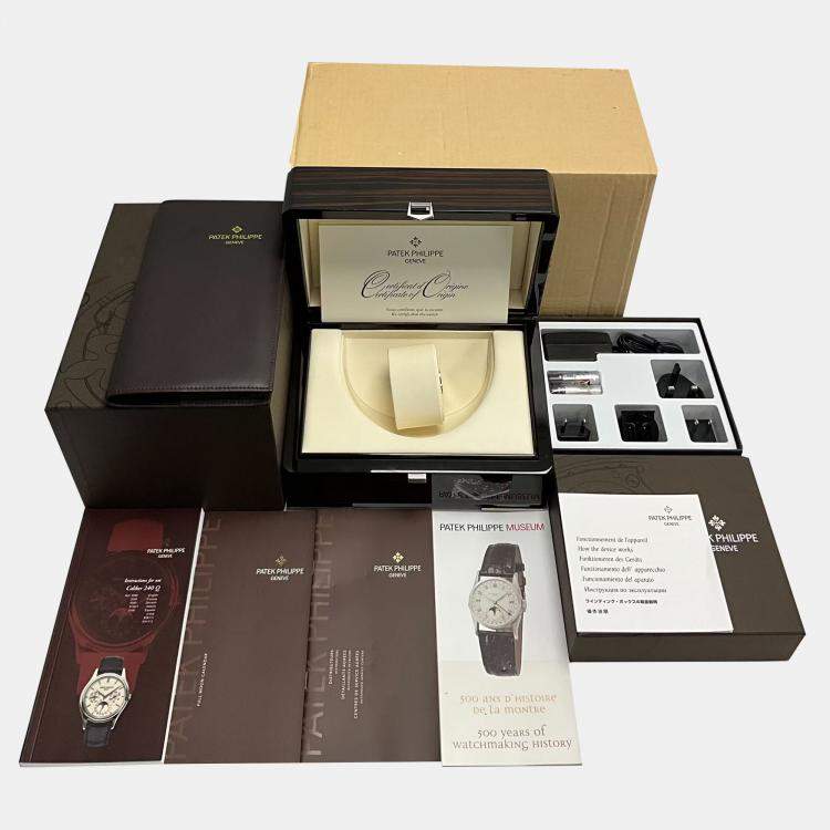 Patek Philippe Grey 18k White Gold Grand Complications 5139G 001 Automatic Men s Wristwatch 38 mm Patek Philippe TLC