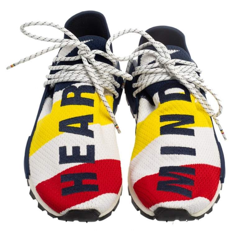 Pre Owned Pharrell Williams x Addidas BBC HU NMD Sneakers Size 43 1/3