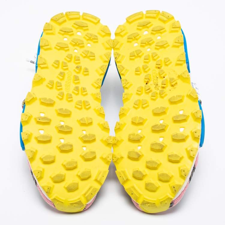 Pre Owned Pharrell Williams x Adidas Multicolor Fabric Solar HU NMD Solar Pack - M0TH3R Sneakers Size 41 1/3