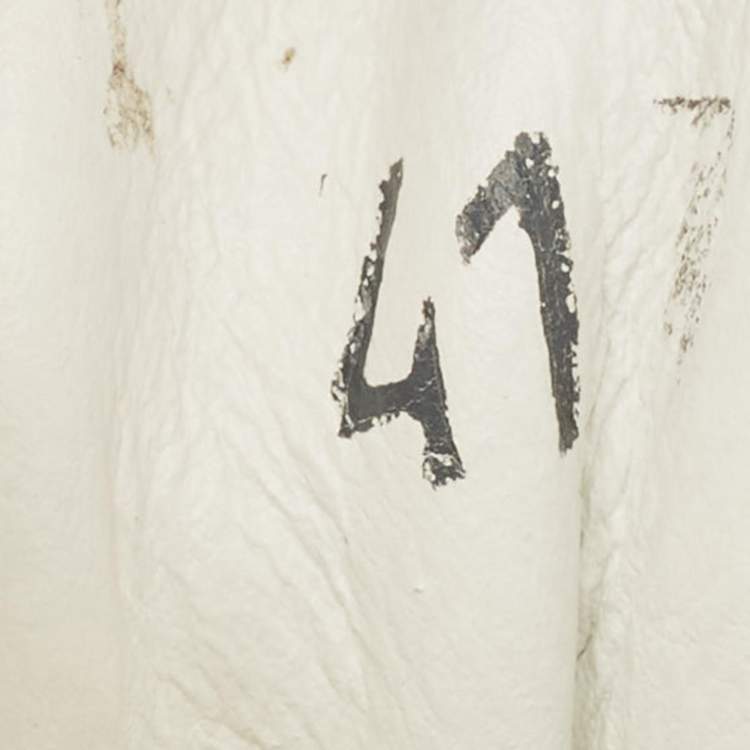 Pre Owned Philipp Plein Lullaby Size 41 White Quilted Leather High Top Sneakers