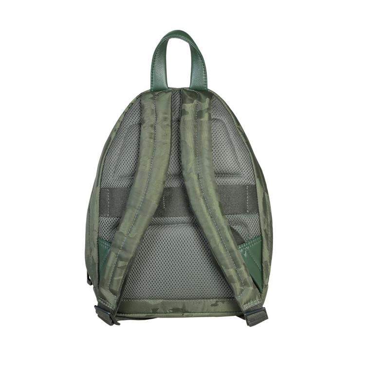 Pre Owned Piquadro Green Camouflage Nylon Backpack