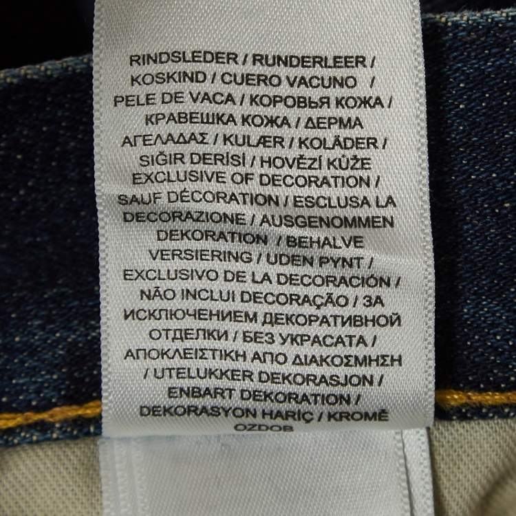 Pre Owned Polo Ralph Lauren Blue Denim Slim Fit Jeans 4XL Waist 42"
