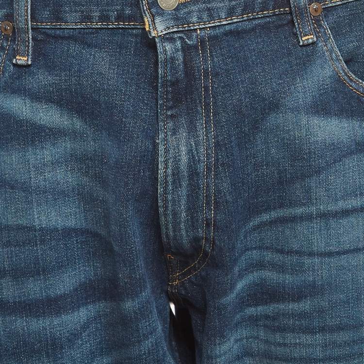 Pre Owned Polo Ralph Lauren Blue Denim Slim Fit Jeans 4XL Waist 42"