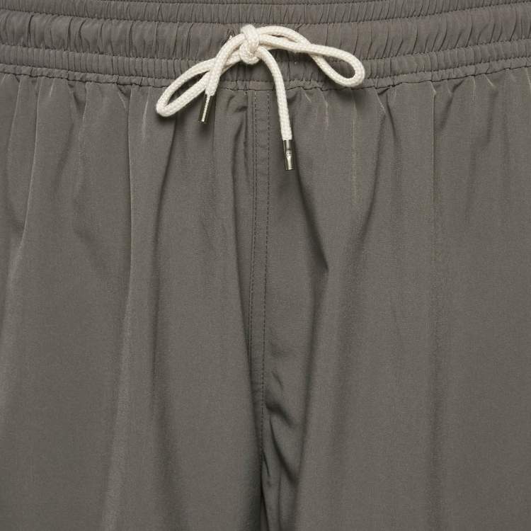 Pre Owned Polo Ralph Lauren Grey Synthetic Travelers Shorts XL