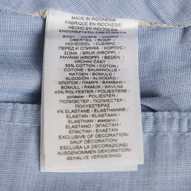 Pre Owned Polo Ralph Lauren Beige Cotton Blend Stretch Straight Fit Shorts L