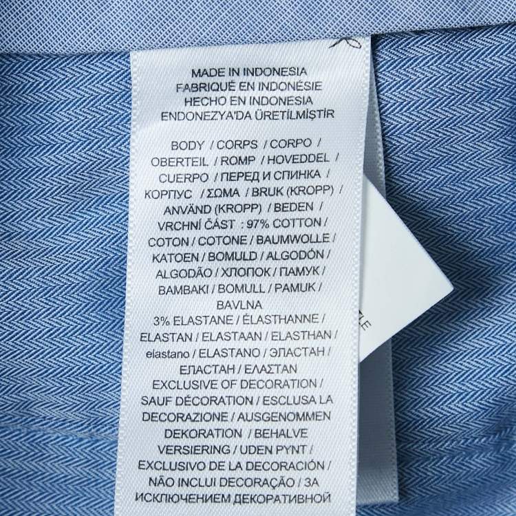 Pre Owned بنطلون بولو رالف لورين كحلي ستريتش جاباردين بقصة ضيقة مقاس صغير