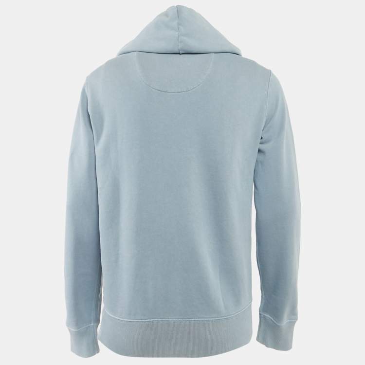 Pre Owned Polo Ralph Lauren Blue Cotton Hoodie S