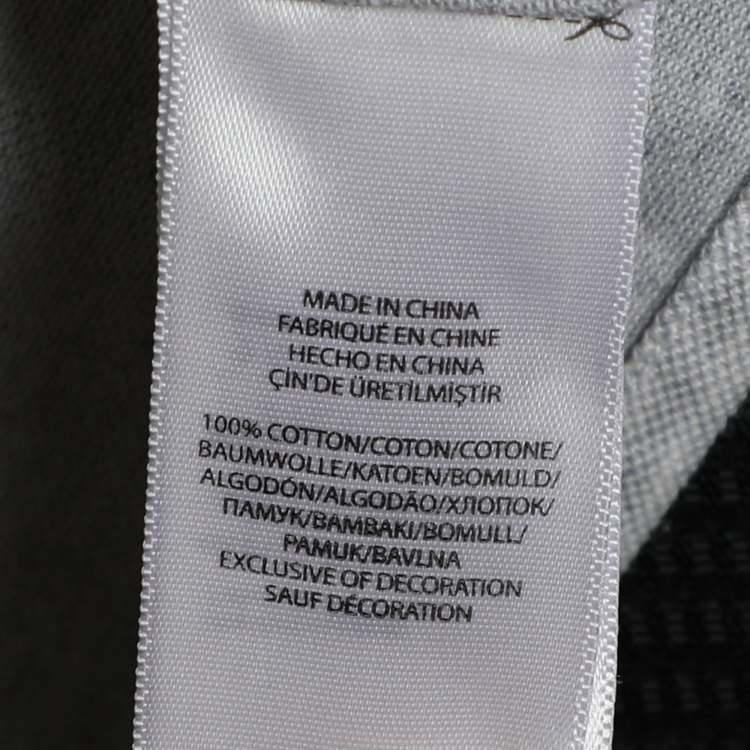 Pre Owned Ralph Lauren Grey Cotton Knit Oxford Button Down Shirt XS