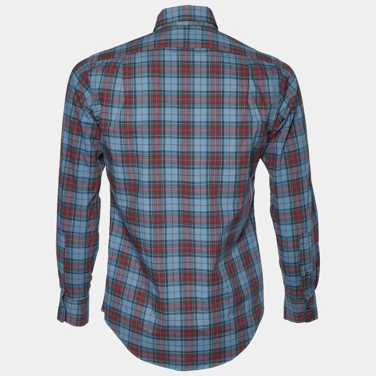 Pre Owned Polo Ralph Lauren Multicolor Checkered Cotton Classic Fit  Shirt XS