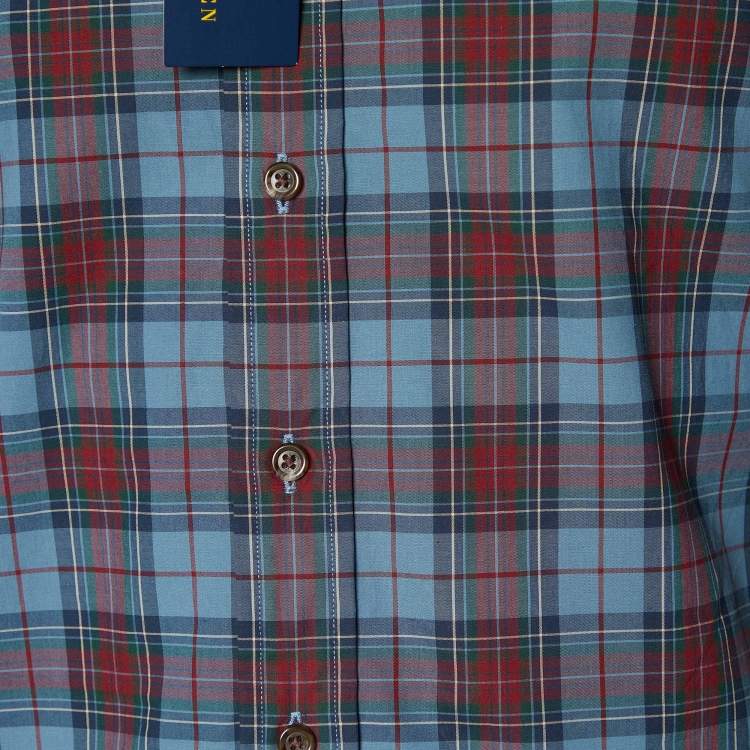 Pre Owned Polo Ralph Lauren Multicolor Checkered Cotton Classic Fit  Shirt XS