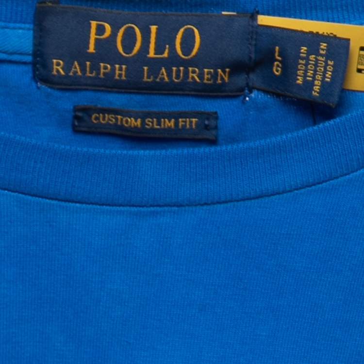 Pre Owned Polo Ralph Lauren Multicolor Tye-Dye Print Cotton T-Shirt L
