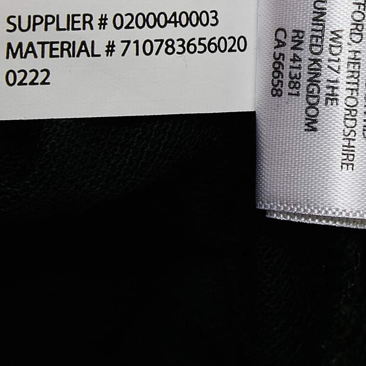 Pre Owned Polo Ralph Lauren Black Cotton Pique Polo T-Shirt L