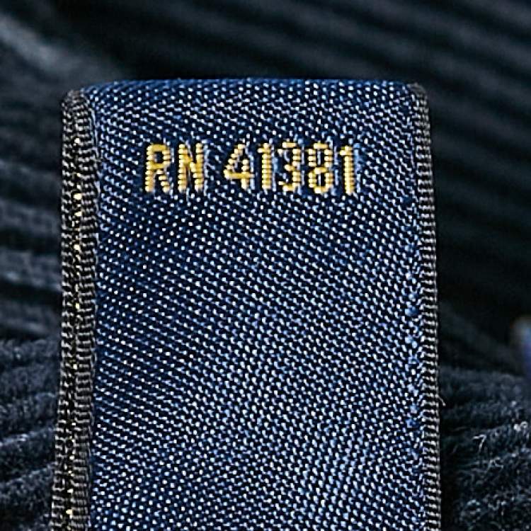 Pre Owned Polo Ralph Lauren Navy Blue Corduroy Trousers L