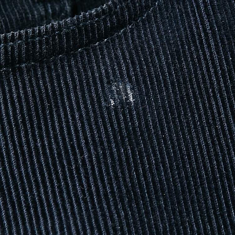 Pre Owned Polo Ralph Lauren Navy Blue Corduroy Trousers L