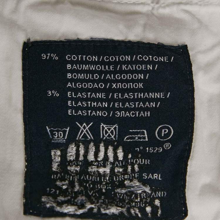 Pre Owned Polo Ralph Lauren White Preppy Fit Tailored Pants S