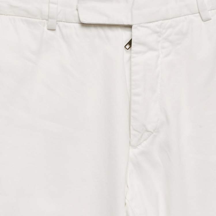 Pre Owned Polo Ralph Lauren White Preppy Fit Tailored Pants S