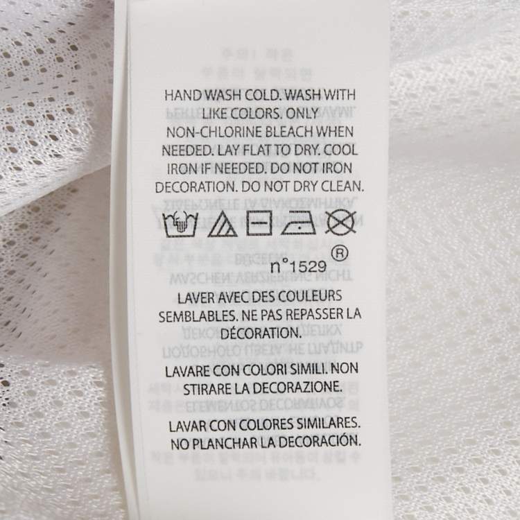 Pre Owned Polo Ralph Lauren White Nylon Zip-Up Hooded Utility Vest M