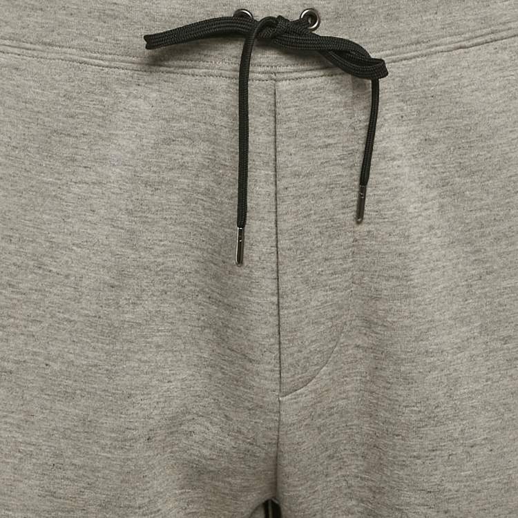 Pre Owned Polo Ralph Lauren Grey Melange Jersey Drawstring Trousers XL