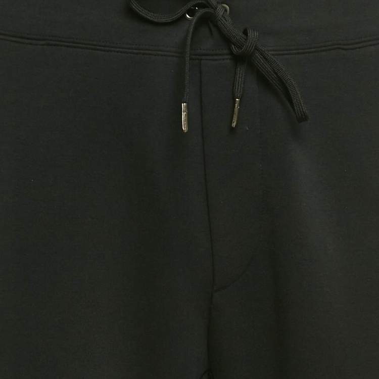 Pre Owned Polo Ralph Lauren Black Jersey Jogger Pants XL