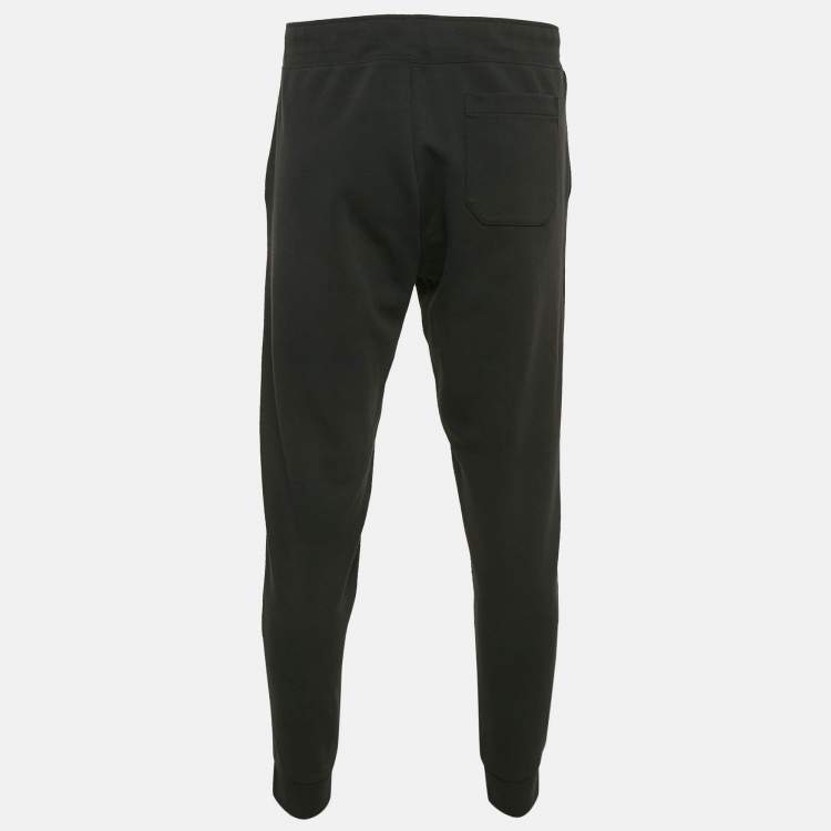 Pre Owned Polo Ralph Lauren Black Jersey Jogger Pants XL