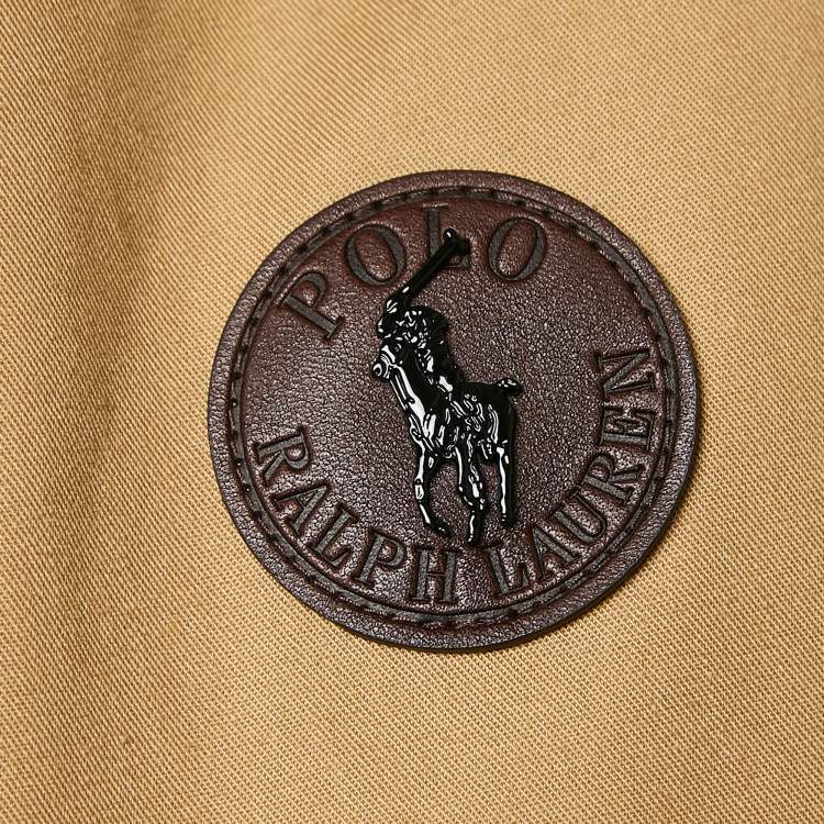 Pre Owned Polo Ralph Lauren Beige Cotton Blend Coat XL