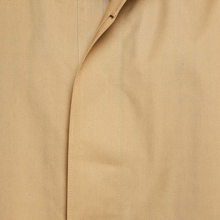 Pre Owned Polo Ralph Lauren Beige Cotton Blend Coat XL