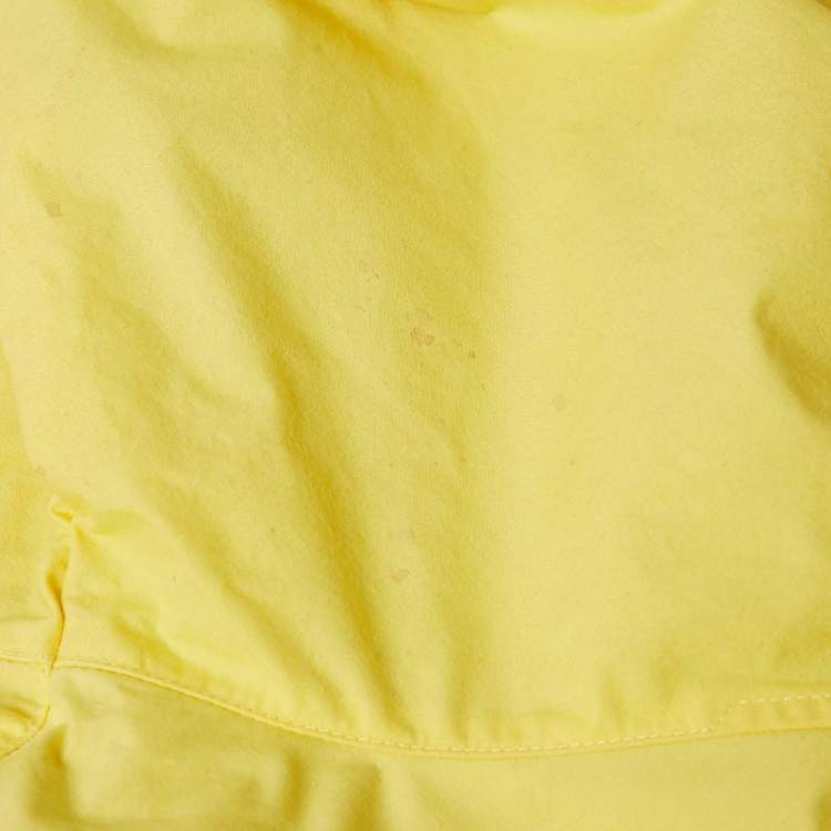 Pre Owned Polo Ralph Lauren Yellow Cotton Zip-Up Jacket XXL