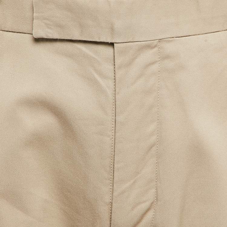 Pre Owned Polo Ralph Lauren Beige Gabardine Cotton Pants XL