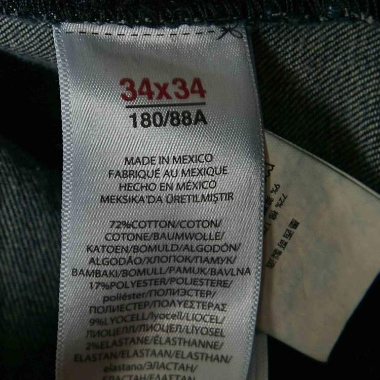Pre Owned Polo Ralph Lauren Blue Distressed Denim Jeans L Waist 34"