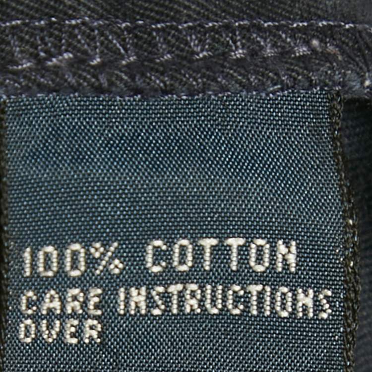 Pre Owned Polo Ralph Lauren Navy Blue Cotton Chino Shorts L