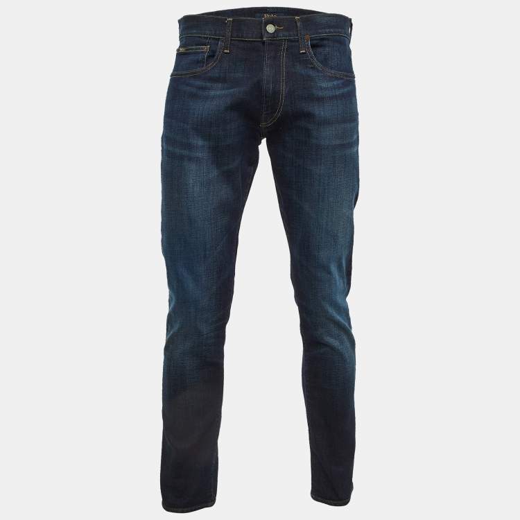 Pre Owned Polo Ralph Lauren Navy Blue DenimJeans M