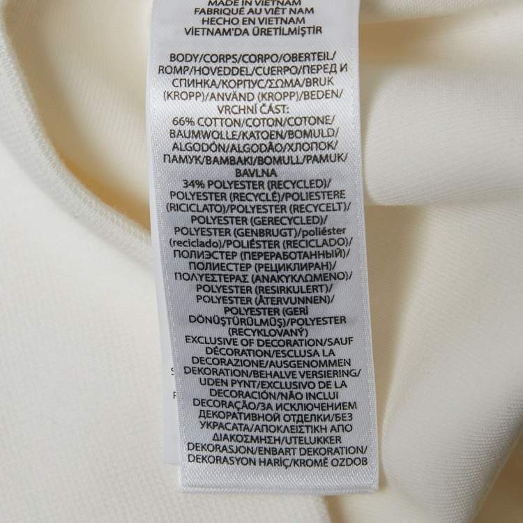 Pre Owned Polo Ralph Lauren White Cotton Zip-Up Sweatshirt XXS
