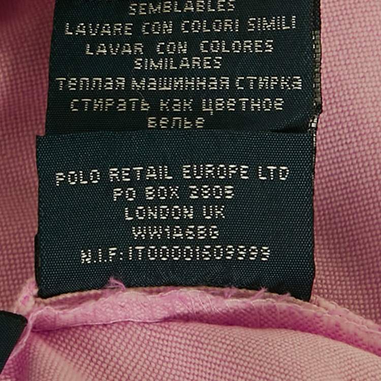 Pre Owned Polo Ralph Lauren Pink Cotton Shorts M