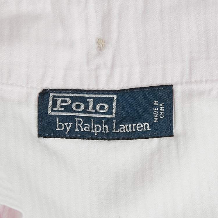 Pre Owned Polo Ralph Lauren Pink Cotton Shorts M