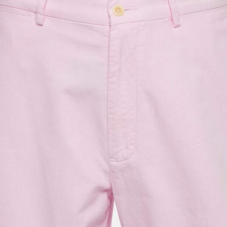 Pre Owned Polo Ralph Lauren Pink Cotton Shorts M