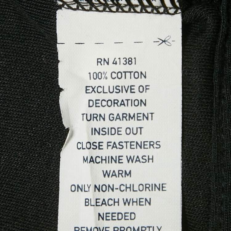 Pre Owned Polo Ralph Lauren Black Cotton Hooded Performance Jacket L