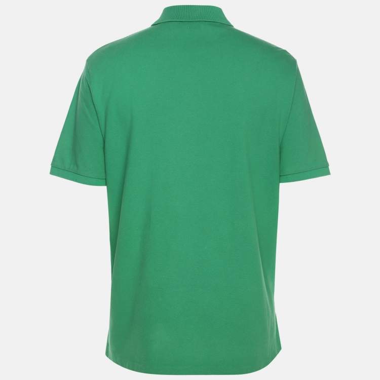 مملوكة مسبقًا Polo Ralph Lauren Green Jersey Polo T-Shirt L