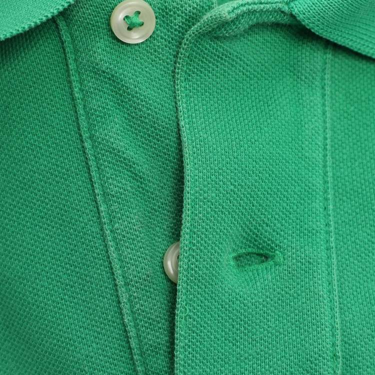 مملوكة مسبقًا Polo Ralph Lauren Green Jersey Polo T-Shirt L