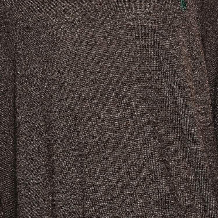 Pre Owned Polo By Ralph Lauren Brown Wool Long Sleeve Sweater 1XB