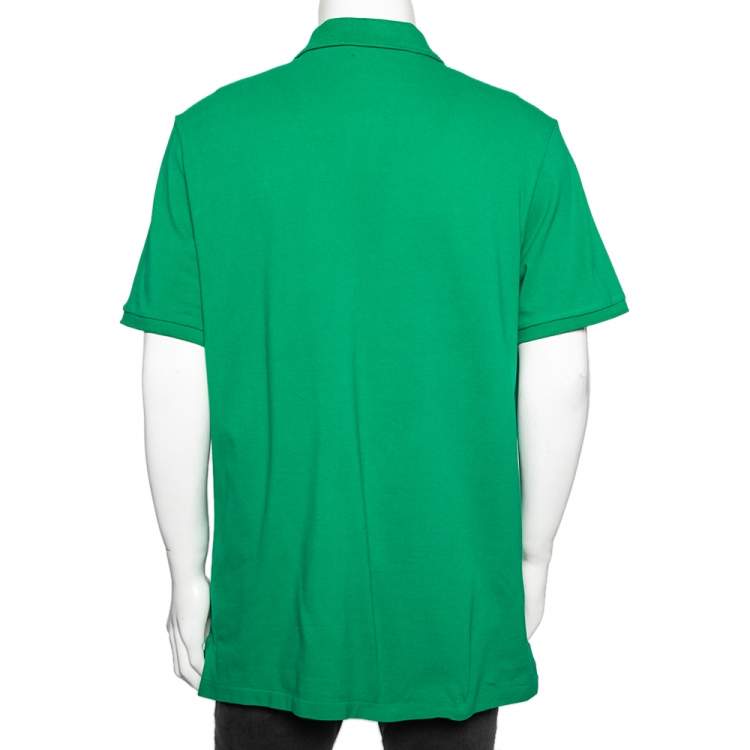 مملوكة مسبقًا Polo Ralph Lauren Green Cotton Pique Polo T-Shirt XL