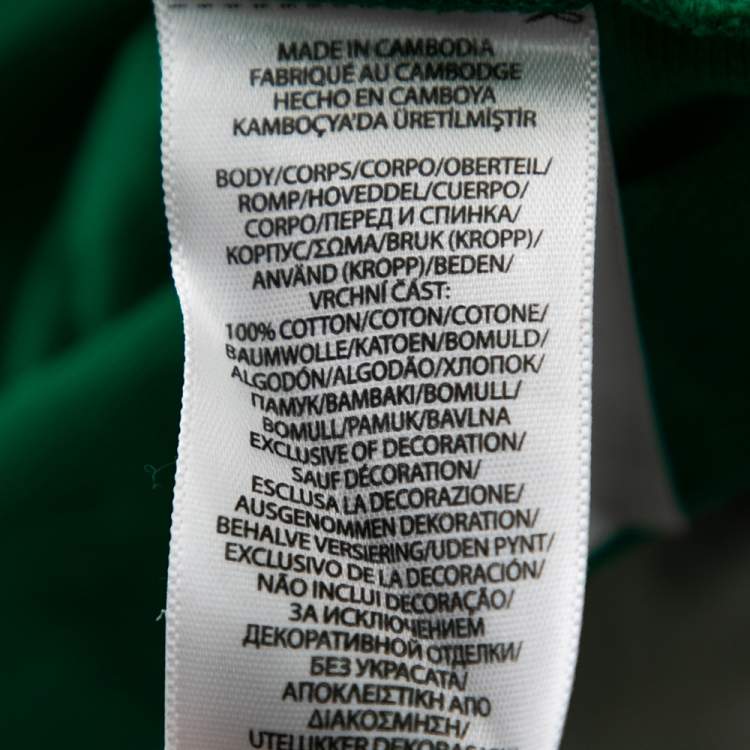 مملوكة مسبقًا Polo Ralph Lauren Green Cotton Pique Polo T-Shirt XL