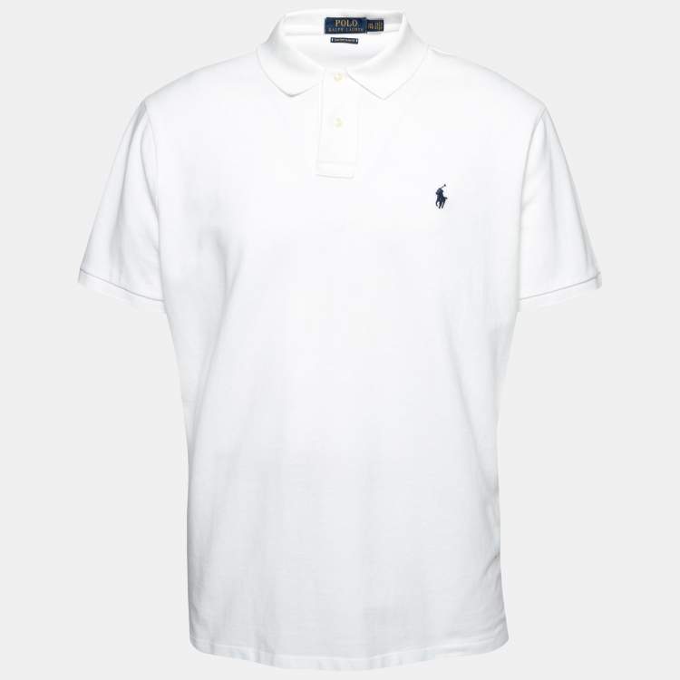 Ralph Lauren White Pique Short Sleeve Polo T-Shirt XXL Polo Ralph Lauren | TLC